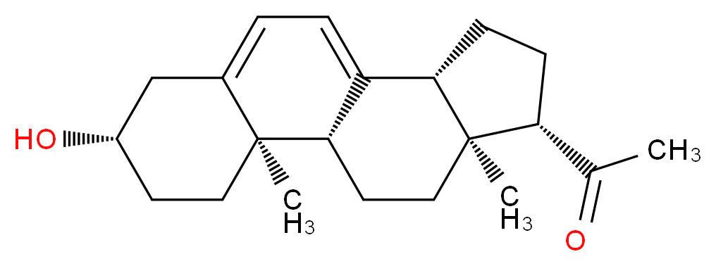 7,8-Dehydro Pregnenolone_分子结构_CAS_1158830-87-5)