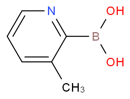 (3-methylpyridin-2-yl)boronic acid_分子结构_CAS_930303-26-7