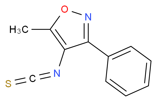 5-Methyl-3-phenyl-4-isoxazolyl isothiocyanate_分子结构_CAS_306934-97-4)