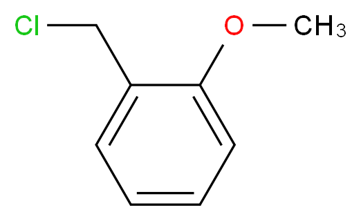 1-(chloromethyl)-2-methoxybenzene_分子结构_CAS_7035-02-1