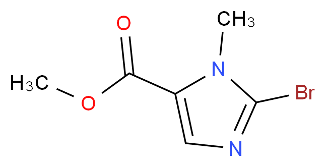 Methyl 2-bromo-1-methyl-1H-imidazole-5-carboxylate_分子结构_CAS_120781-02-4)