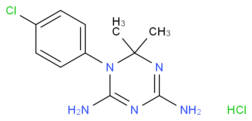 Cycloguanil Hydrochloride_分子结构_CAS_152-53-4)