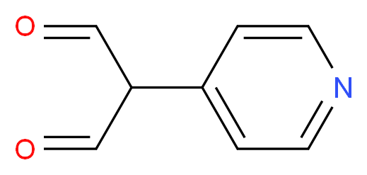 2-(pyridin-4-yl)propanedial_分子结构_CAS_51076-46-1