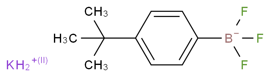 Potassium (4-tert-butylphenyl)trifluoroborate 96%_分子结构_CAS_423118-47-2)