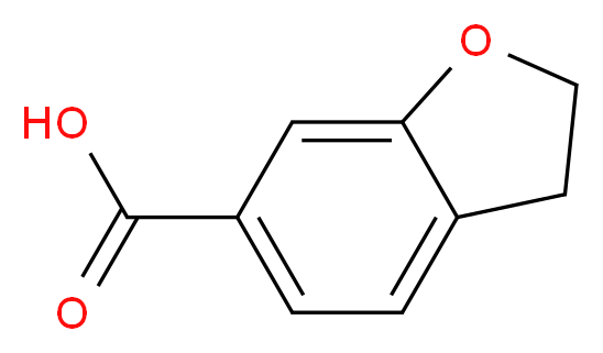 2,3-Dihydrobenzofuran-6-carboxylic acid_分子结构_CAS_301836-57-7)