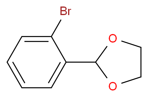 2-(2-Bromophenyl)-1,3-dioxolane_分子结构_CAS_34824-58-3)