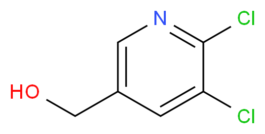 (5,6-dichloropyridin-3-yl)methanol_分子结构_CAS_54127-30-9