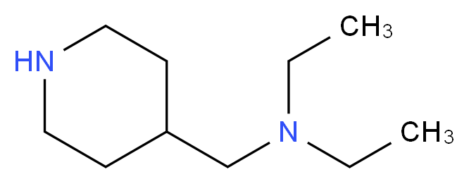 diethyl(piperidin-4-ylmethyl)amine_分子结构_CAS_116905-90-9)