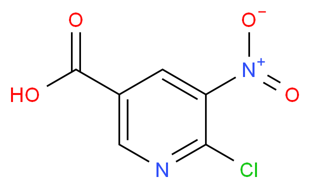 6-Chloro-5-nitronicotinic acid 98%_分子结构_CAS_7477-10-3)