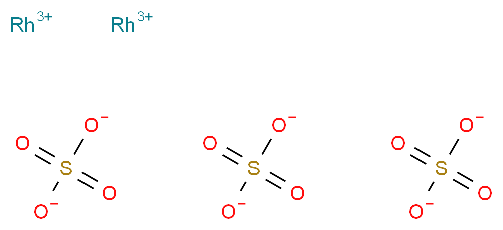 硫酸铑(III),光亮电镀溶液_分子结构_CAS_10489-46-0)