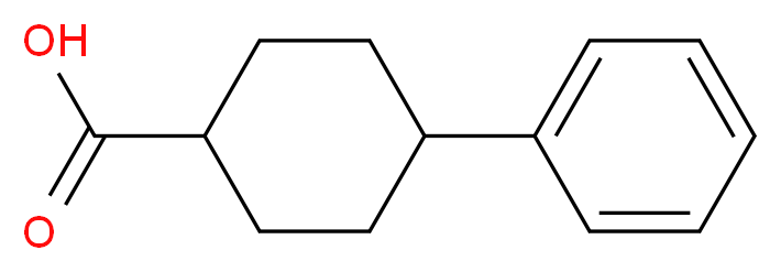4-phenylcyclohexane-1-carboxylic acid_分子结构_CAS_7494-76-0