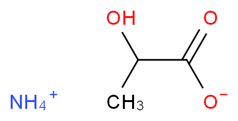 AMMONIUM LACTATE, 80% SYRUP_分子结构_CAS_515-98-0)