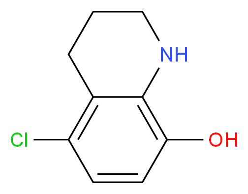 5-Chloro-1,2,3,4-tetrahydro-quinolin-8-ol_分子结构_CAS_)
