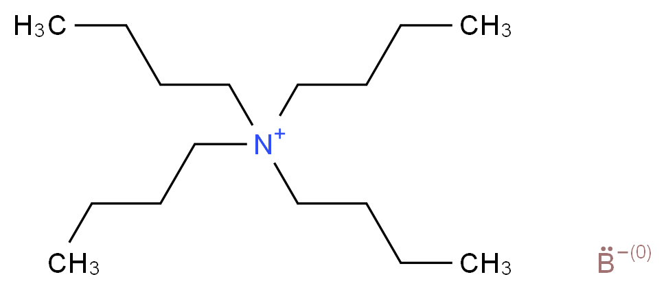 tetrabutylazanium $l^{1}-boranuidylidene_分子结构_CAS_33725-74-5