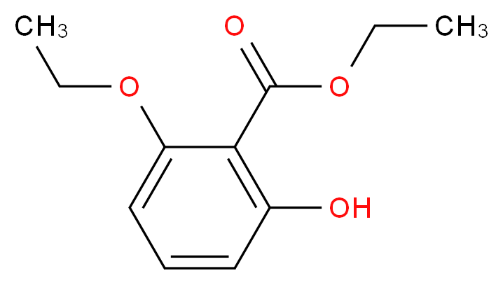 6-乙氧基-2-羟基苯酸乙酯_分子结构_CAS_154364-61-1)