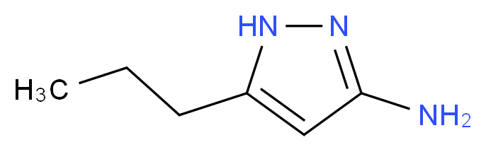 3-氨基-5-正丙基-1H-吡唑_分子结构_CAS_126748-58-1)