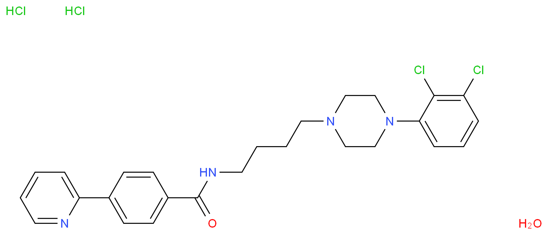 CJB 090 dihydrochloride hydrate_分子结构_CAS_595584-40-0(anhydrous))