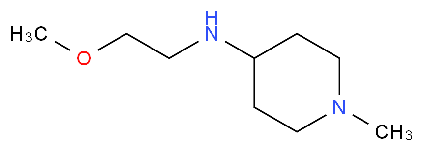 N-(2-Methoxyethyl)-methylpiperidin-4-amine_分子结构_CAS_)