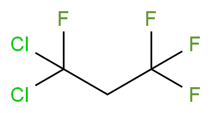 1,1-dichloro-1,3,3,3-tetrafluoropropane_分子结构_CAS_64712-27-2