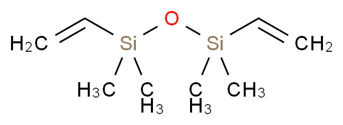 ethenyl[(ethenyldimethylsilyl)oxy]dimethylsilane_分子结构_CAS_2627-95-4