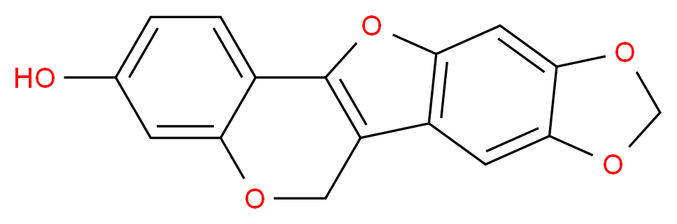 3-Hydroxy-8,9-methylenedioxypterocarpene_分子结构_CAS_59901-98-3)