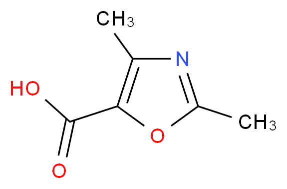 dimethyl-1,3-oxazole-5-carboxylic acid_分子结构_CAS_2510-37-4