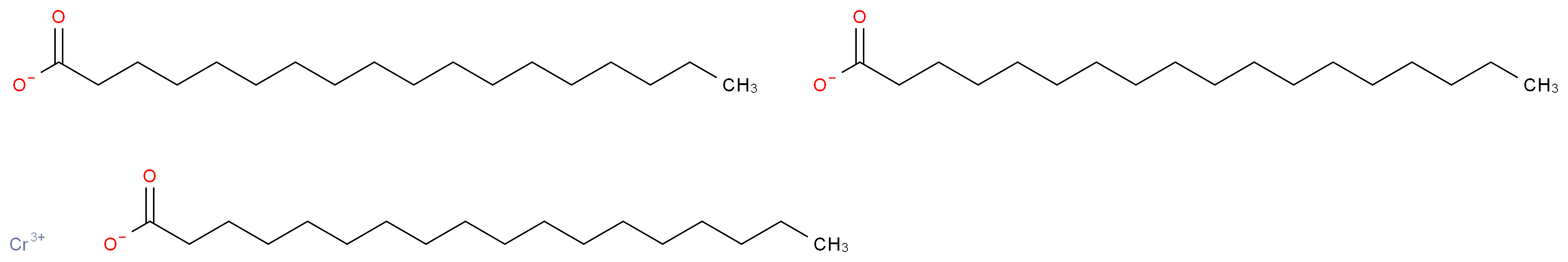 CHROMIUM STEARATE_分子结构_CAS_3843-17-2)