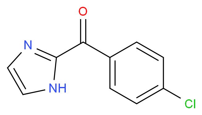 2-(4-chlorobenzoyl)-1H-imidazole_分子结构_CAS_62457-94-7