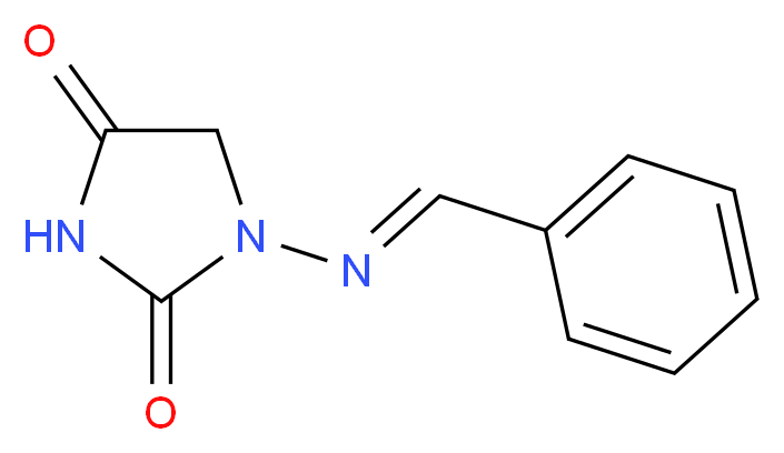 1-Benzylideneaminohydantoin_分子结构_CAS_2827-57-8)