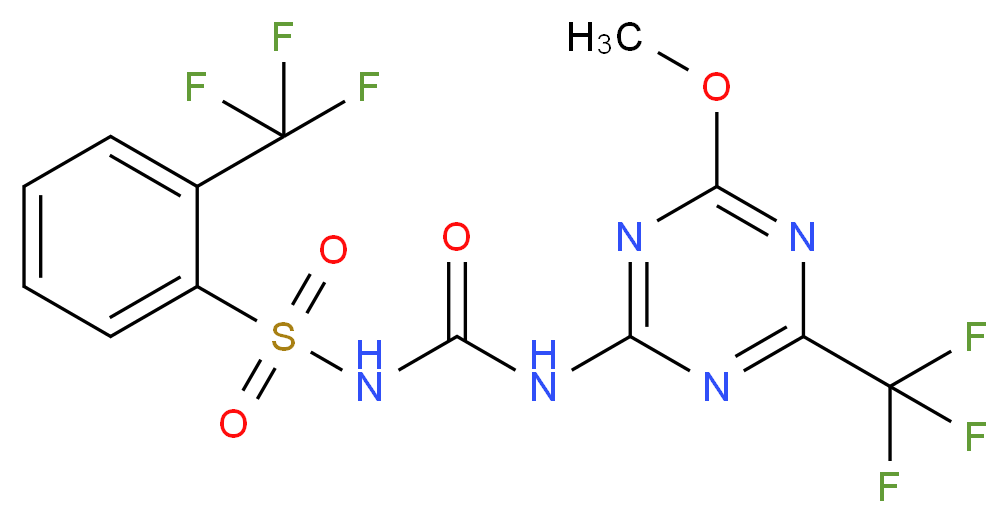 三氟甲磺隆_分子结构_CAS_142469-14-5)