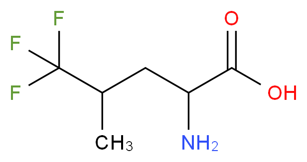 5,5,5-三氟-DL-亮氨酸_分子结构_CAS_2792-72-5)