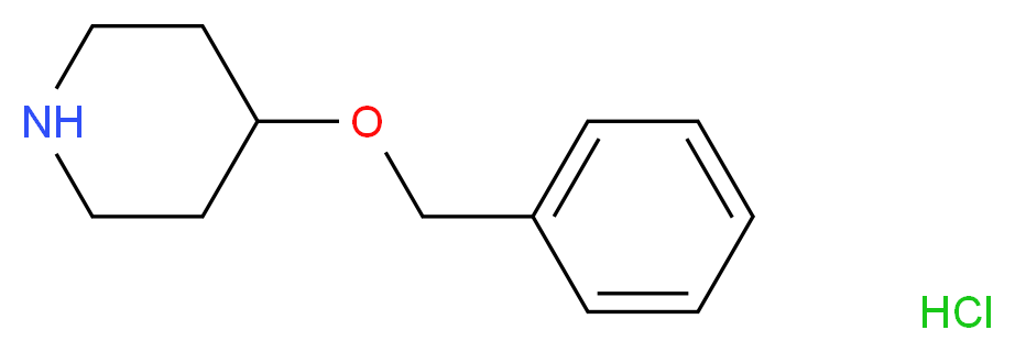 4-(benzyloxy)piperidine hydrochloride_分子结构_CAS_81151-68-0)