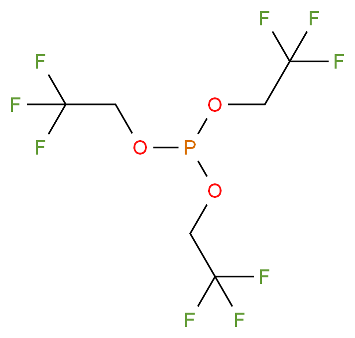 tris(2,2,2-trifluoroethyl) phosphite_分子结构_CAS_370-69-4