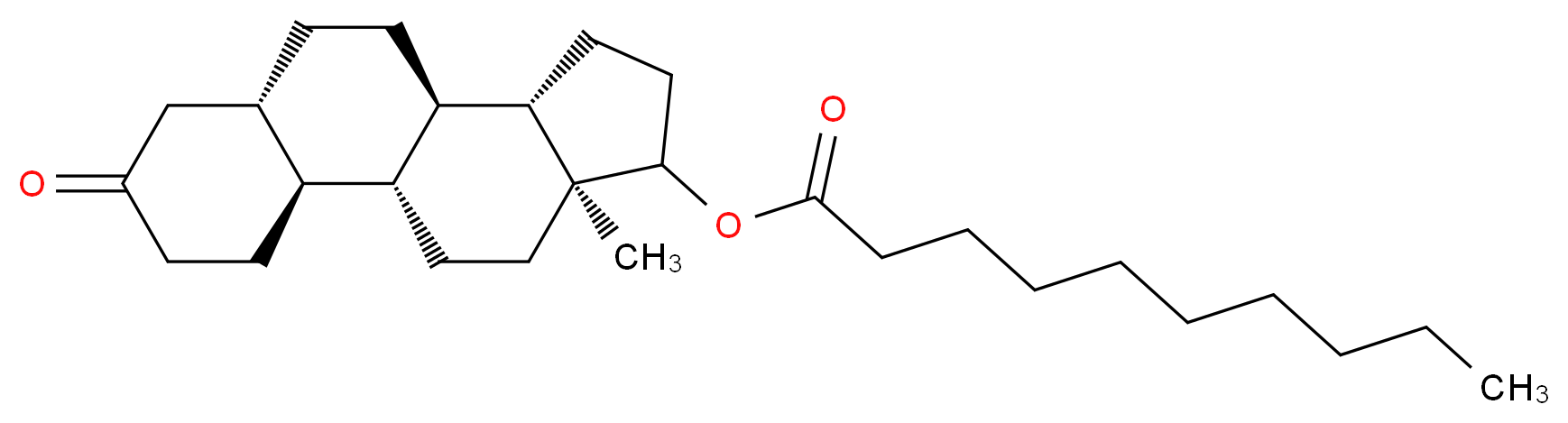 (1R,2S,7S,10R,11S,15S)-15-methyl-5-oxotetracyclo[8.7.0.0<sup>2</sup>,<sup>7</sup>.0<sup>1</sup><sup>1</sup>,<sup>1</sup><sup>5</sup>]heptadecan-14-yl decanoate_分子结构_CAS_1037511-17-3