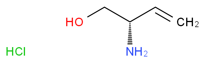 (S)-2-Amino-but-3-en-1-ol hydrochloride_分子结构_CAS_219803-57-3)