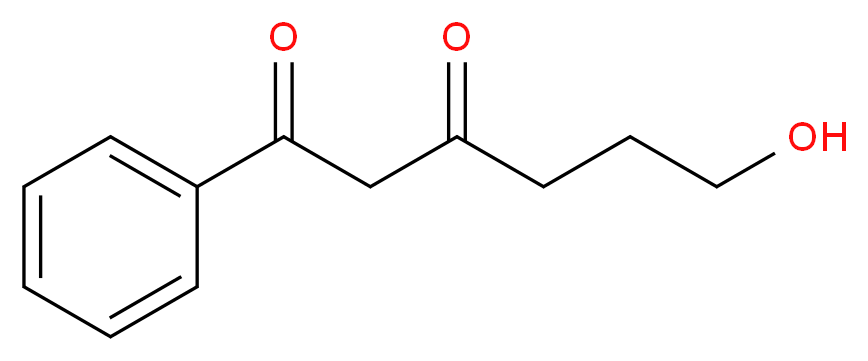 6-Hydroxy-1-phenyl-1,3-hexanedione_分子结构_CAS_23894-54-4)