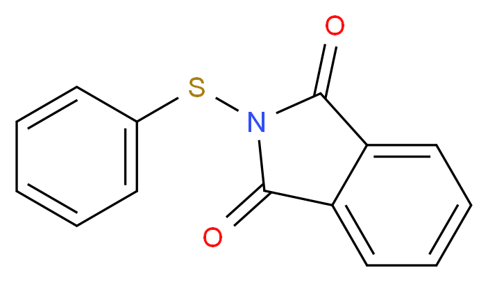 N-(苯硫基)邻苯二甲酰亚胺_分子结构_CAS_14204-27-4)