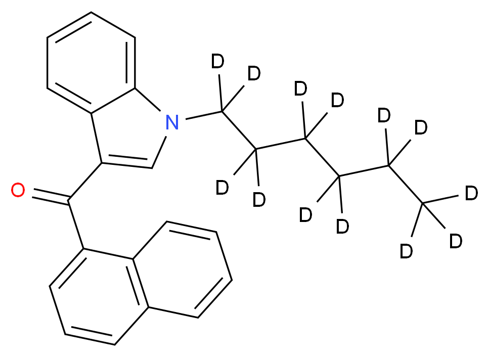 1-Hexyl-d13-3-(1-naphthoyl)indoleJWH 19-d13_分子结构_CAS_1346598-25-1)