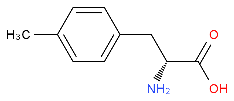 (2R)-2-amino-3-(4-methylphenyl)propanoic acid_分子结构_CAS_1991-87-3