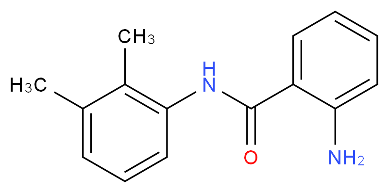 2-amino-N-(2,3-dimethylphenyl)benzamide_分子结构_CAS_35703-71-0