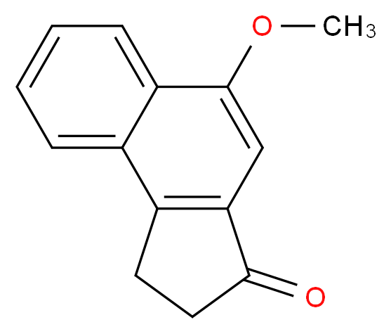 5-methoxy-1H,2H,3H-cyclopenta[a]naphthalen-3-one_分子结构_CAS_857552-15-9