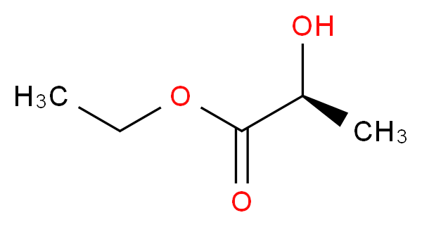 ethyl (2S)-2-hydroxypropanoate_分子结构_CAS_687-47-8
