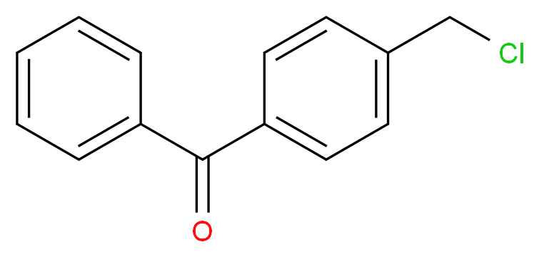 [4-(chloromethyl)phenyl](phenyl)methanone_分子结构_CAS_42728-62-1