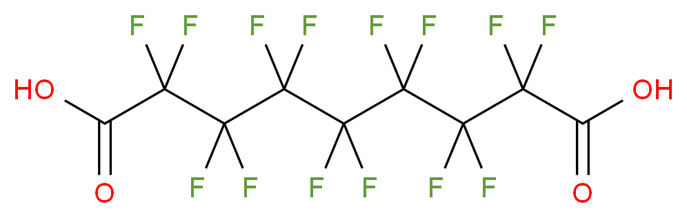 Perfluorononane-1,9-dioic acid, tech_分子结构_CAS_23453-64-7)