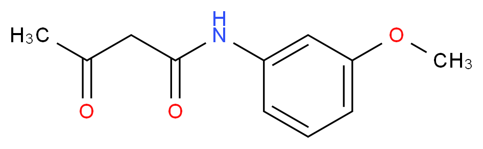 N-(3-methoxyphenyl)-3-oxobutanamide_分子结构_CAS_25233-47-0)