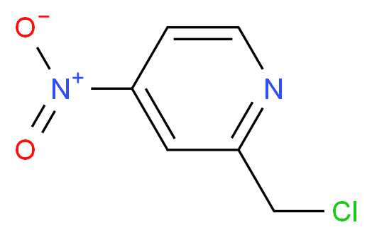 2-CHLOROMETHYL-4-NITRO-PYRIDINE_分子结构_CAS_312321-71-4)