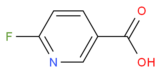 6-氟吡啶-3-羧酸_分子结构_CAS_403-45-2)