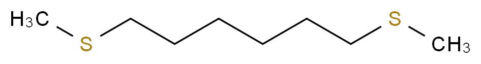 1,6-bis(methylsulfanyl)hexane_分子结构_CAS_56348-40-4