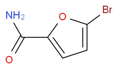 5-bromofuran-2-carboxamide_分子结构_CAS_6134-61-8