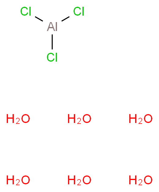 trichloroalumane hexahydrate_分子结构_CAS_7784-13-6